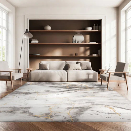 Swindle Washable Abstract Indoor Rug