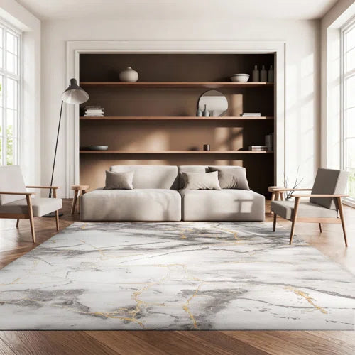 Swindle Washable Abstract Indoor Rug